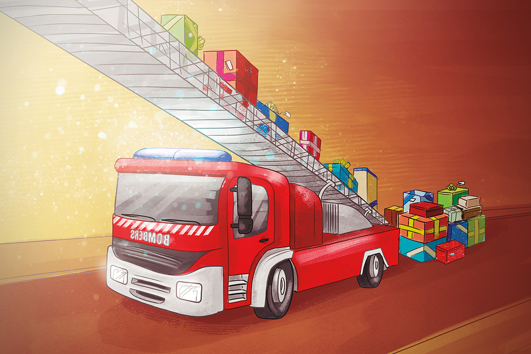 El camió de bombers