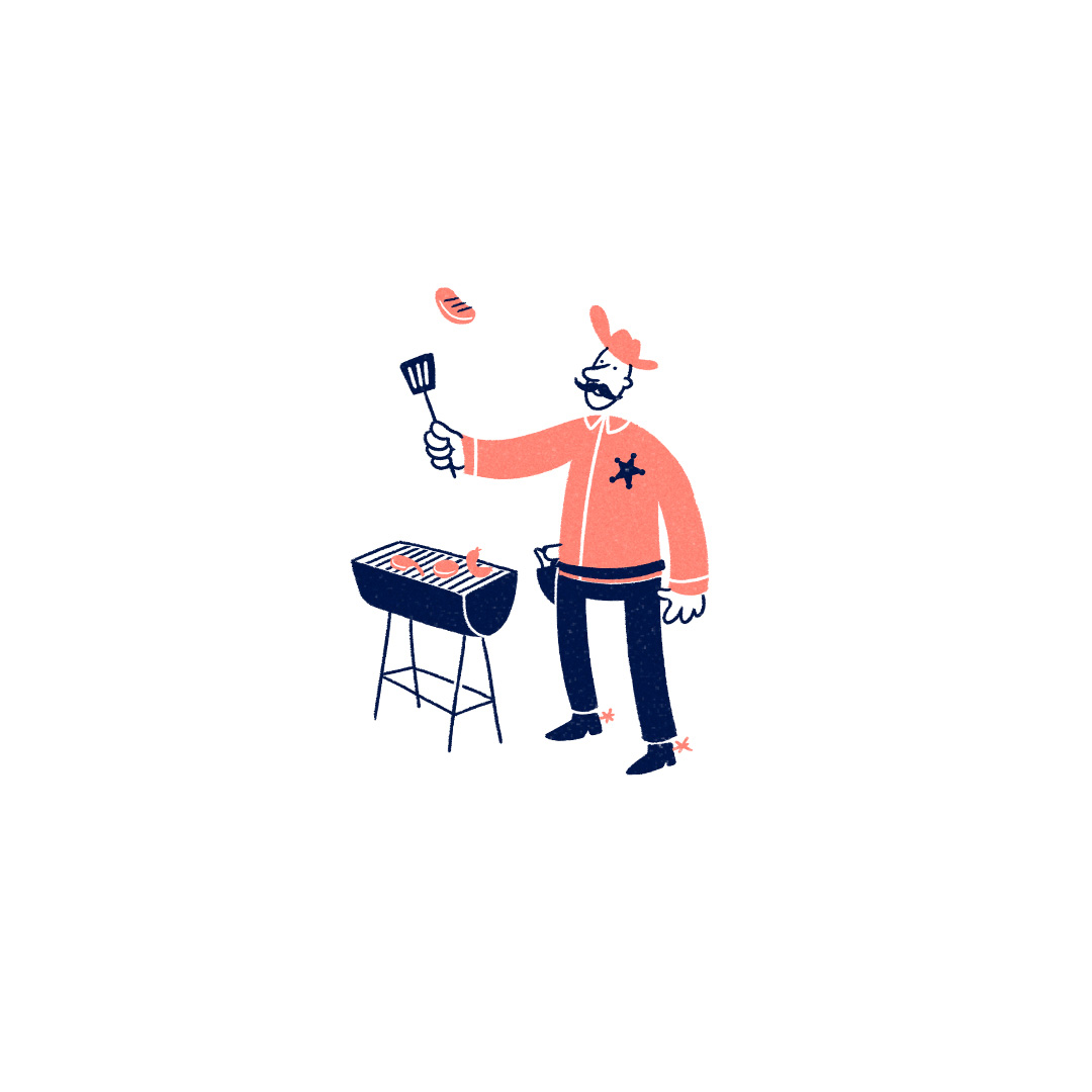 Ilustración Cartel Family Weekend